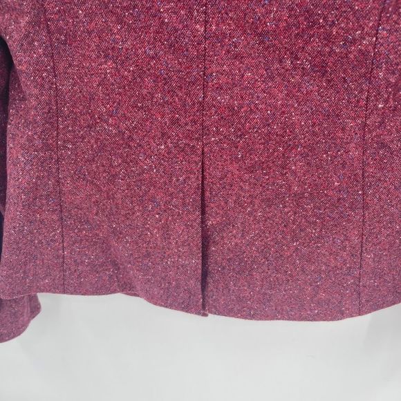 New Veronica Beard I Am Dickey Jacket Blazer Berry Red Pink Size 0 Wool Blend - Picture 13 of 15
